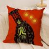 Black C-CloverS Cushion Cover Soft Plush Double-Sided Decorative Pillow Cover Cozy Sofa Cushion Case Home Gift for Living Room