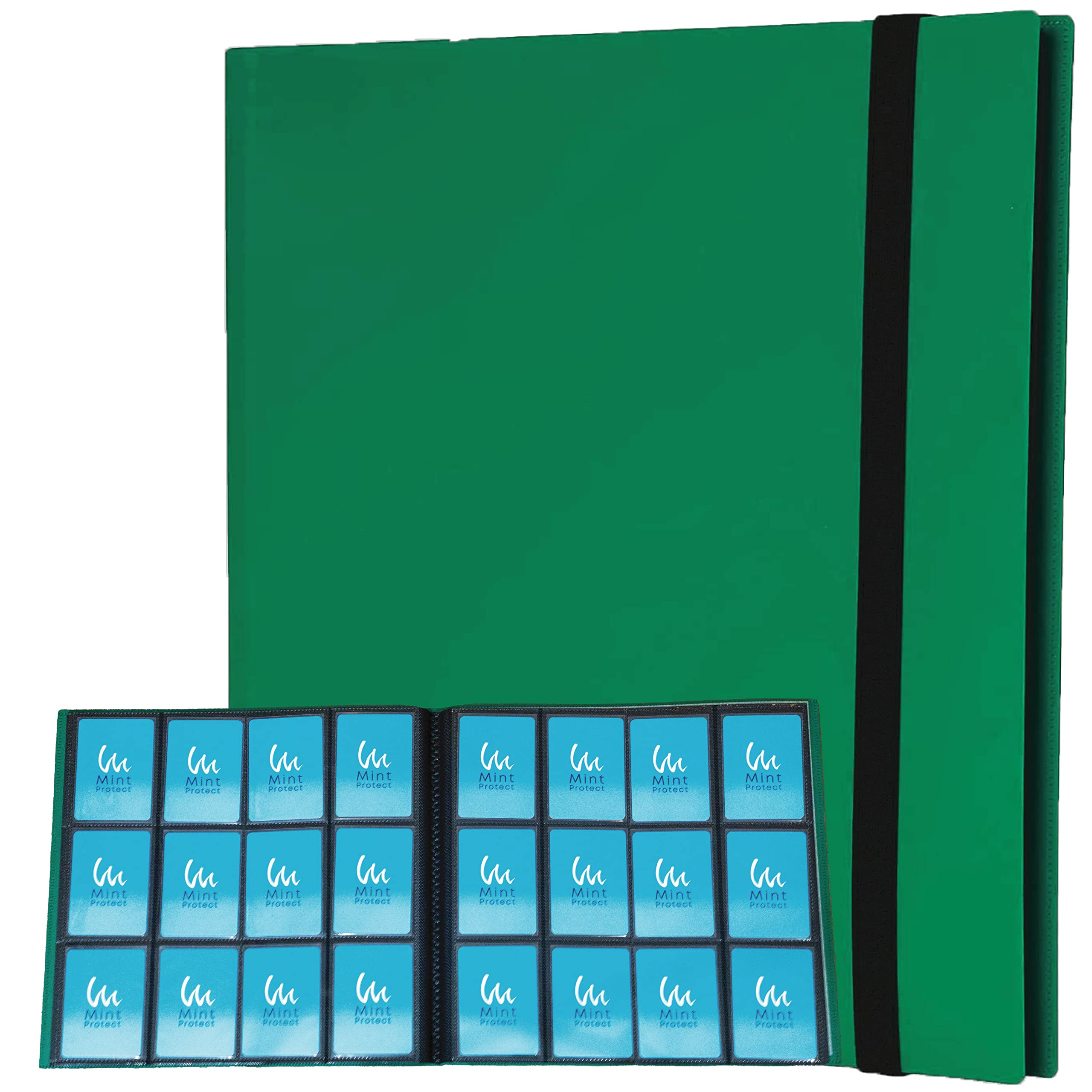 

Mint Protect Card File 12 Pocket Trading Card Trading Card File (12 Pockets, Green)