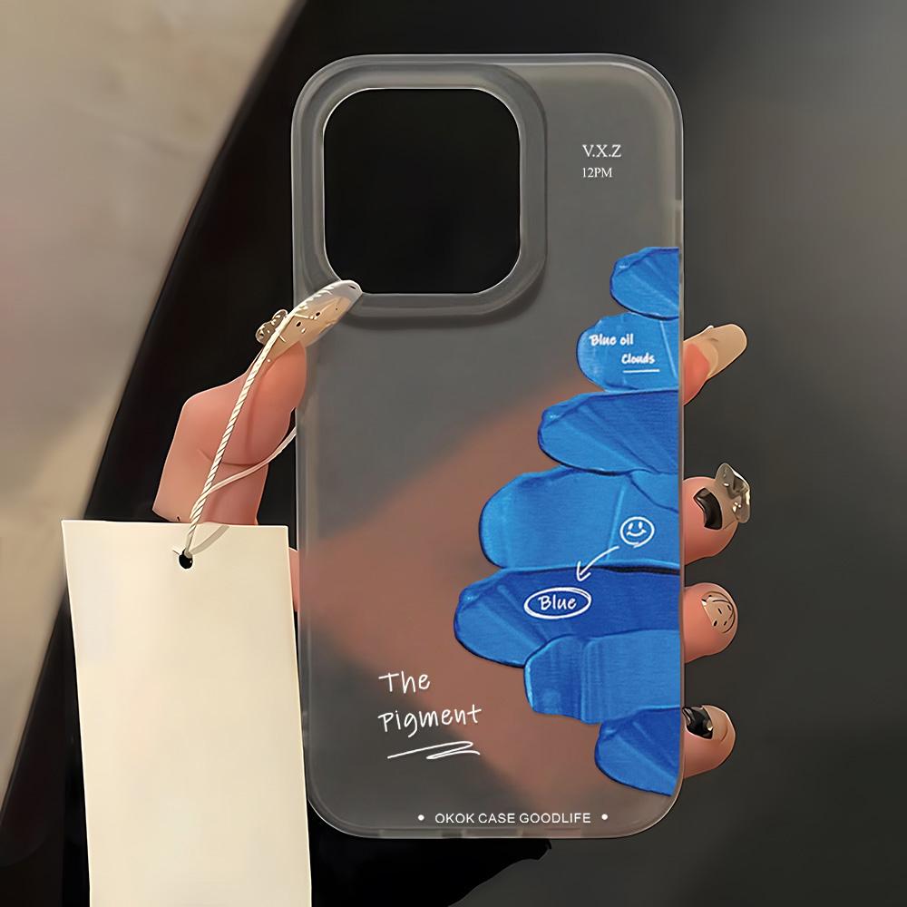 Silicone Phone Case for iPhone 13 Pro Max Funda iPhone 11 15 16 14 Plus 12 Mini 16promax 13promax Transparent Matte Lable Cover