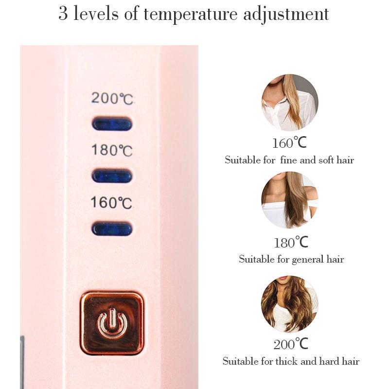 Mini Hair Straightener Brush Comb Customized Hair Styling Tools Hair Brush Straightener Comb Hairstyle Brush