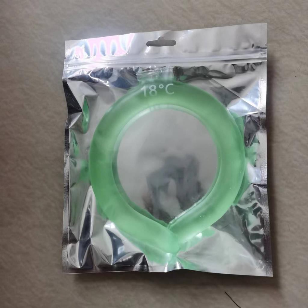 Summer Second-generation Ice Ring, Cold Ring Hanging Neck Cooling Ring, Outdoor Heatstroke Ice Neck Ring, Ice Collar, Cool Collar