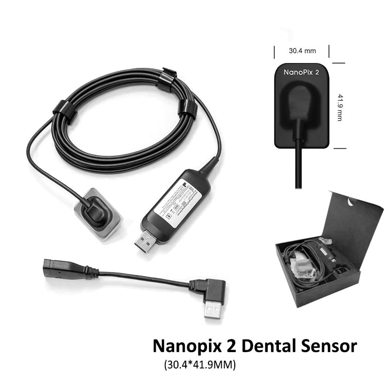 NanoPix Sensor With Software Friendly Use RVG Dental X-Ray Imaging System