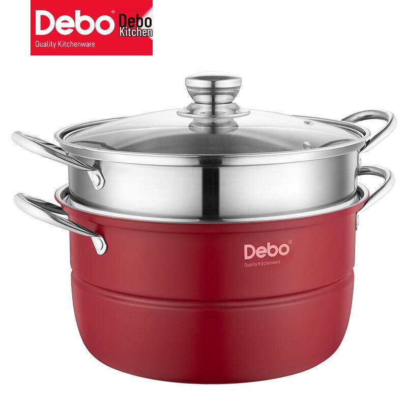 Debo Bolton 28cm 304 Stainless Steel Double Layer Steamer Pot