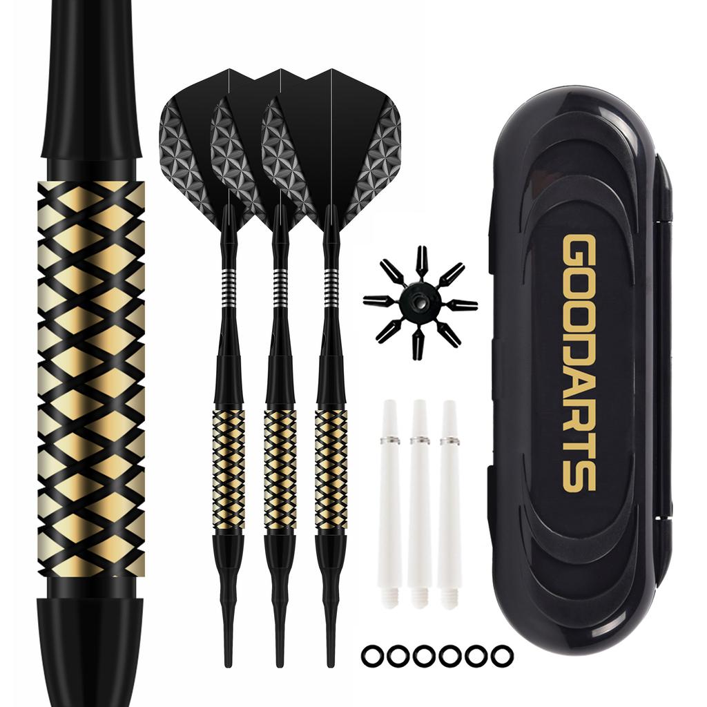 Soft Tip Darts Set Aluminum Shaft Professional Darts Plastic Tip Sets 2BA Replacement Tips