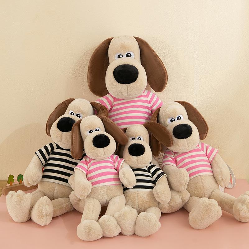 Leader Dog Dressing Plush Doll Pillow Cute Doll Bed Ornaments Toys Girls Gifts for Friends Dolls