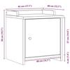 VidaXL Banc de couloir SANDNES 45x40x50 cm bois de pin massif, banc, banc d'entrée, banc à chaussures, banc de couloir, 4010449