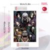 Tokyo Ghoul Character Collage Set Pattern  3pcs 100% Round Full Drill 5D DIY Diamond Painting Embroidery Cross Stitch Rhinestone Décor