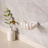 Resin Wall Hanger Self Adhesive Hand Shape Hanger Hook No Drilling Palm Shaped Hook Wall-Mounted Multifunctional For Home Office