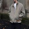 Vintage Houndstooth Stand Collar Jackets Autumn Winter New Stylish Zipper Men's Clothing Long Sleeve   Casual Loose Coats