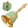 FRCOLOR Retro Hand Bell, Handheld Bell, Bedside Bell, Senior Bell, Horse Bell, Wrist Bell, Butler Bell, Handmade Ornament, Small Bell, Dinner Bell,