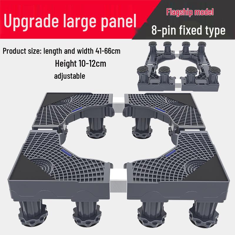 Suport de bază reglabil pentru mașină de spălat cu depozitare