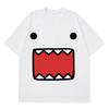 Funny Domo Kun Graphic Print Tshirt Men Women Loose Casual Oversized Oneck Cotton Streetwear Harajuku Fashion Summer New Tee