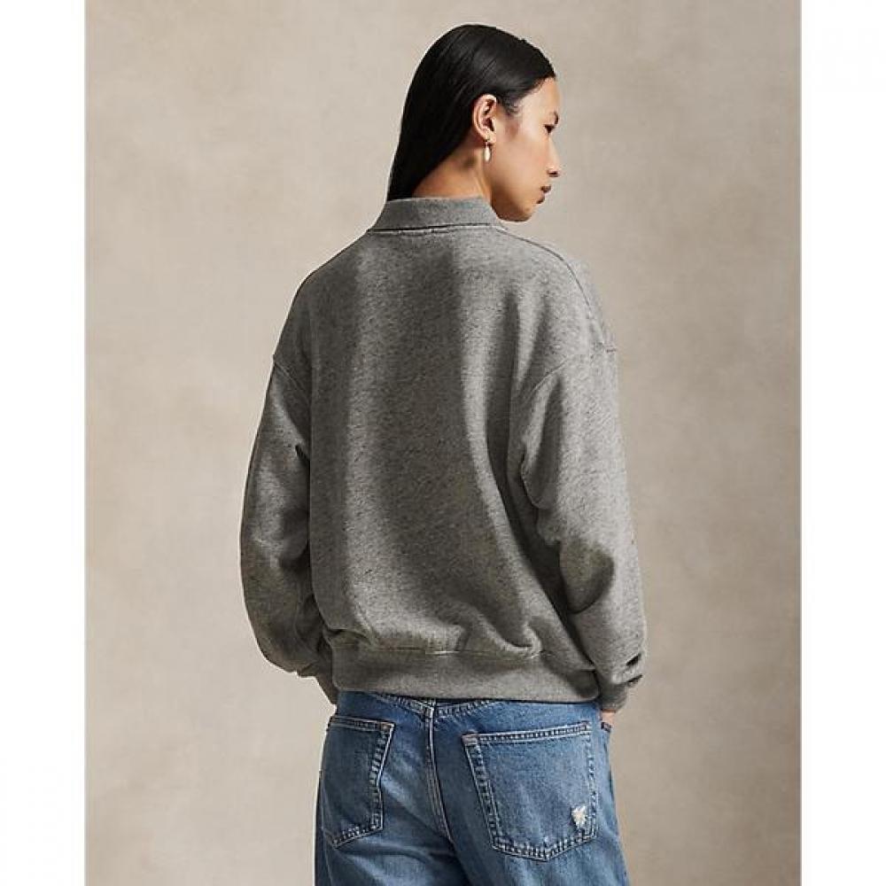 Polo Ralph Lauren Women S Lightweight Fleece Long Sleeve Polo  Wmpokninfb20864020 