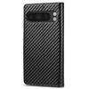 LC.IMEEKE For Google Pixel 9 Pro XL Wallet Case Carbon Fiber Texture Leather Flip Phone Cover