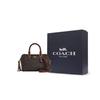 Coach Rowan 18 Classic Logo Tassel Detail Faux Leather Handbag Small Women handbags Walnut Maple-Brown CCF30-IMYF3