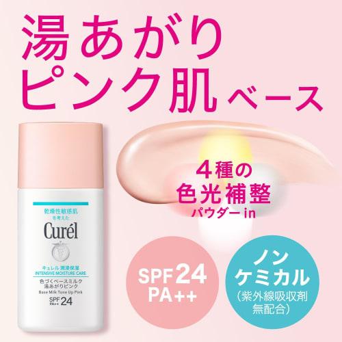 Curel Moisturizing Coloring Base Milk Pink After Bathing