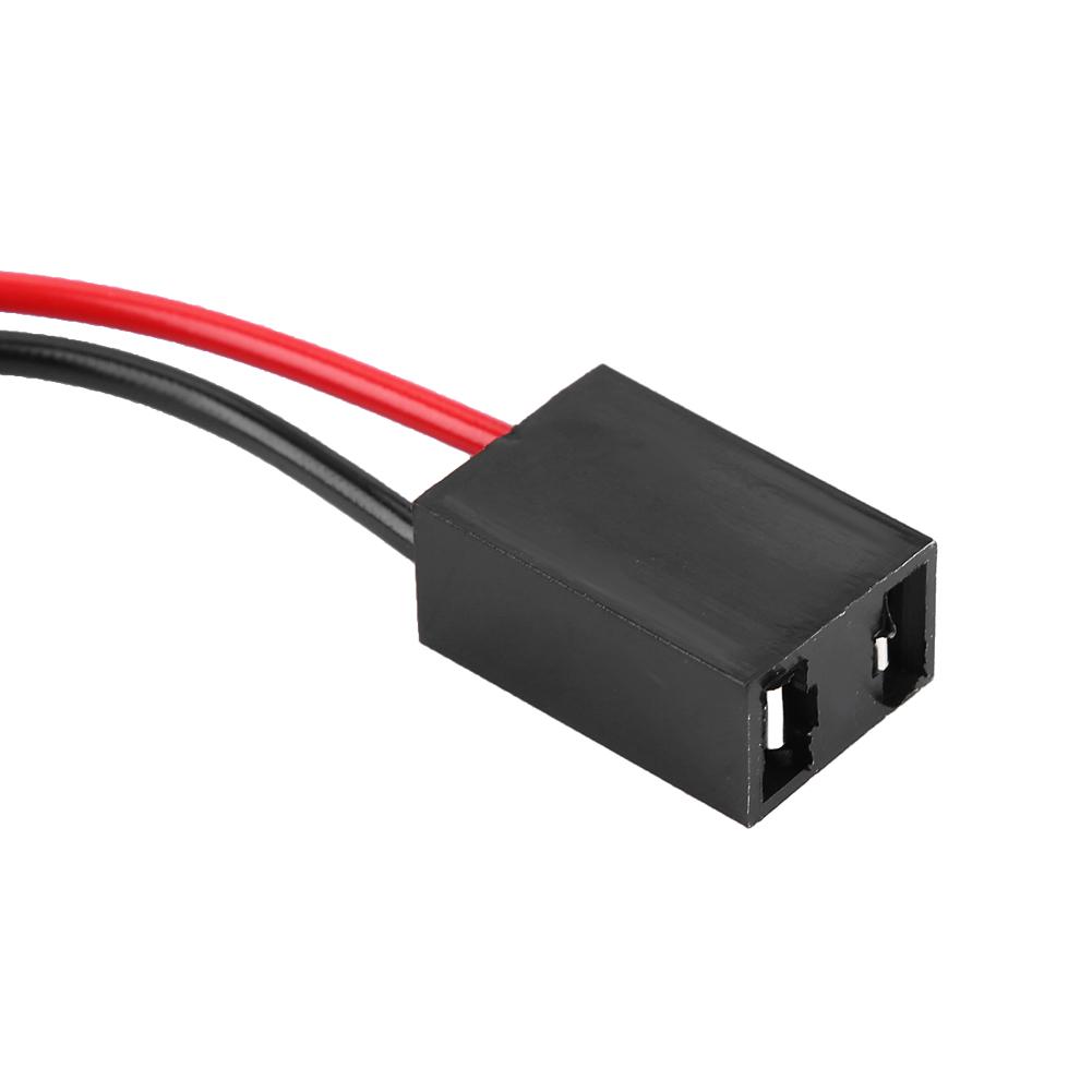 H7 Headlight Fog Lamp Wiring Harness Female Sockets Plug Ceramic Connector Adapter