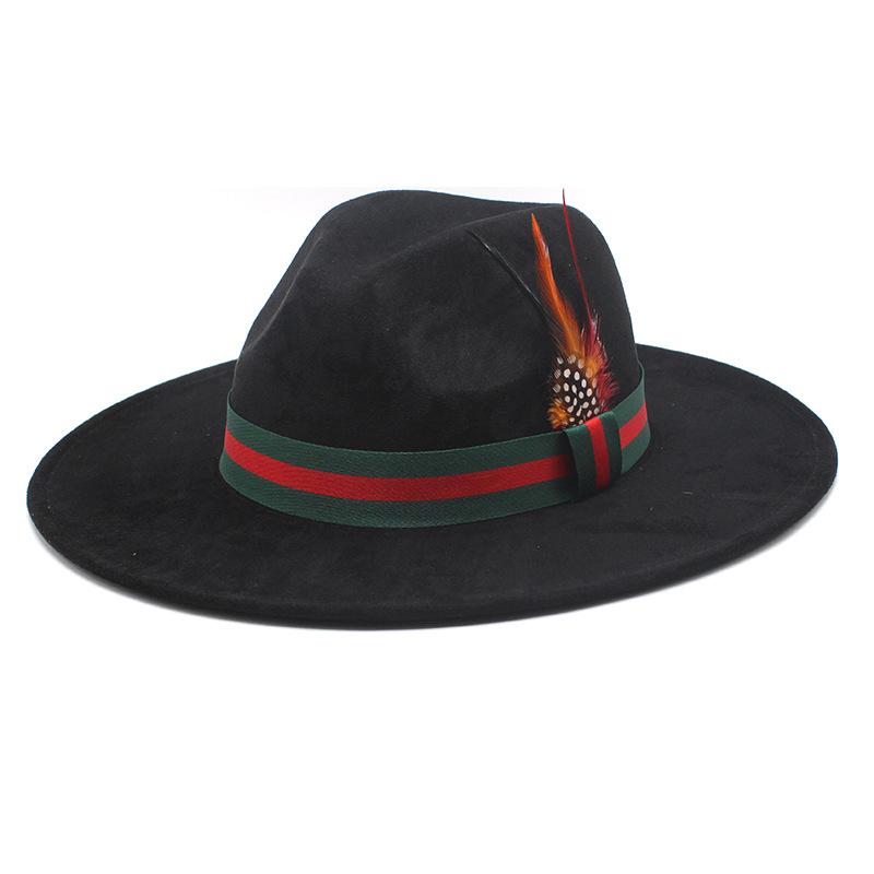 Internet Celebrity With Western Cowboy Hat Outdoor Visor Hat Imitation Suede Knight Hat Street Shot Top Hat