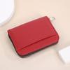 Portafoglio Portacarte di Credito Blocco RFID da Donna in Pelle con Zip Custodia per Carte Mini Portamonete Organizzatore di Carte a Fisarmonica Portafoglio Portatile