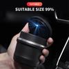 New Car Cigarette Ashtray Cup With Lid With LED Light Portable Detachable Vehicle Ashtray For Ford Ecosport Edge Figo Flex Focus