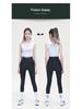 Lanpada Women's Slim Fit Cycling Bib Pants - Black, High Elastic for Spring/Summer
