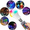 220V E27 LED Bulb Lights 5W 10W 15W Spotlight Bulb Changeable Colorful LED Smart Lamp With IR Remote Control Home Bar Decor