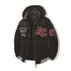 Cotton Coat Men's Embroidered Contrasting Color Trendy Loose Removable Hat Double-sided Wear Student Cotton Jacket Hooded Jacket