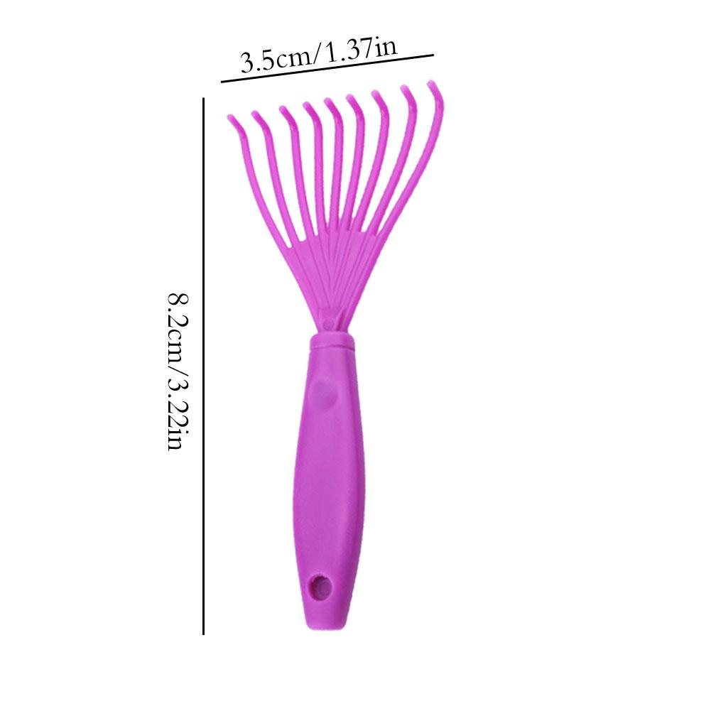 Plastic Mini Comb Cleaner Embedded Hair Brush Hair Remover Handle Cleaning Brushes Cleaners Special Barber Hairdressing Tool