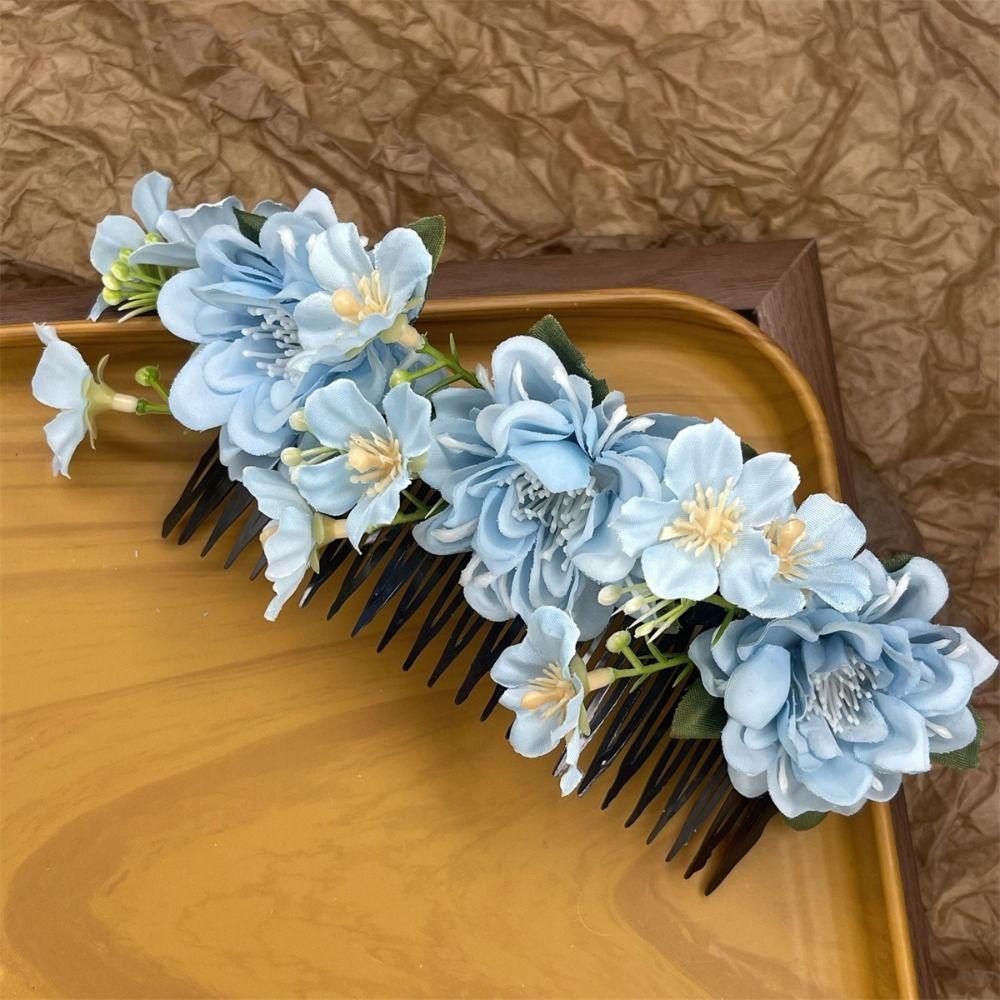 

Flower Flower Hair Comb Thailand Wedding Bride Accessories Sweet Flower Hairpin Girl style 9