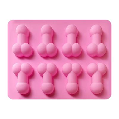 Stampo per torta antiaderente Stampo per cubetti di ghiaccio flessibile per uso alimentare unico e sexy Forniture per la casa