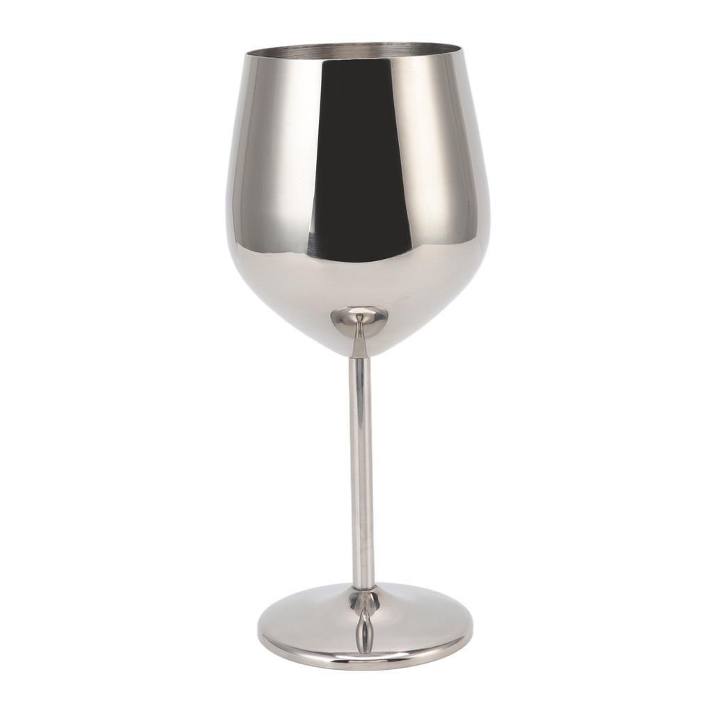 Metal Wine Goblet Stainless Steel Elegant High Hardness Widely Used Metal Wine Glass for Party Wedding Banquet