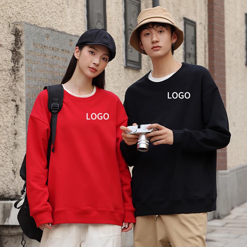 Yiliteng Unisex Custom Logo Round Neck Sweatshirt
