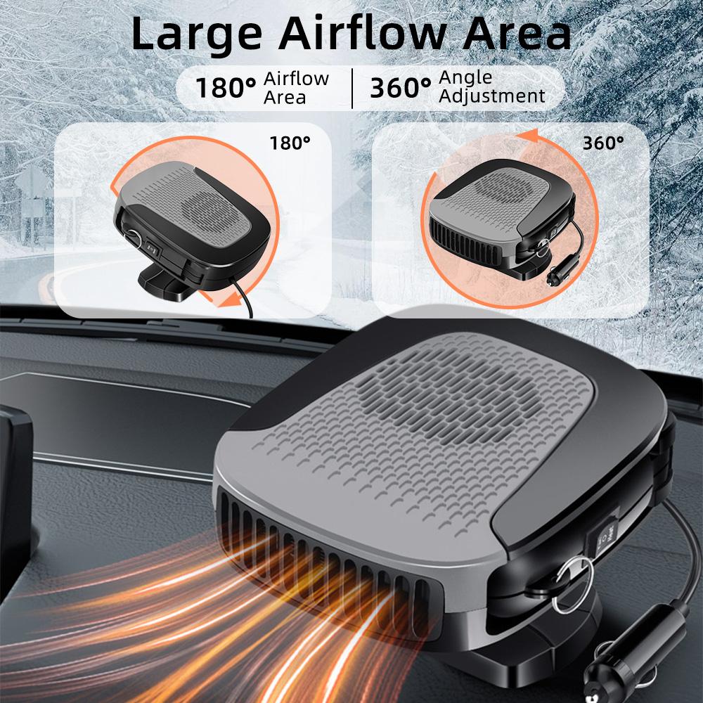 Car Heater/12V Portable Car Heater That Plugs Into Cigarette Lighter Windshield Defogger Car