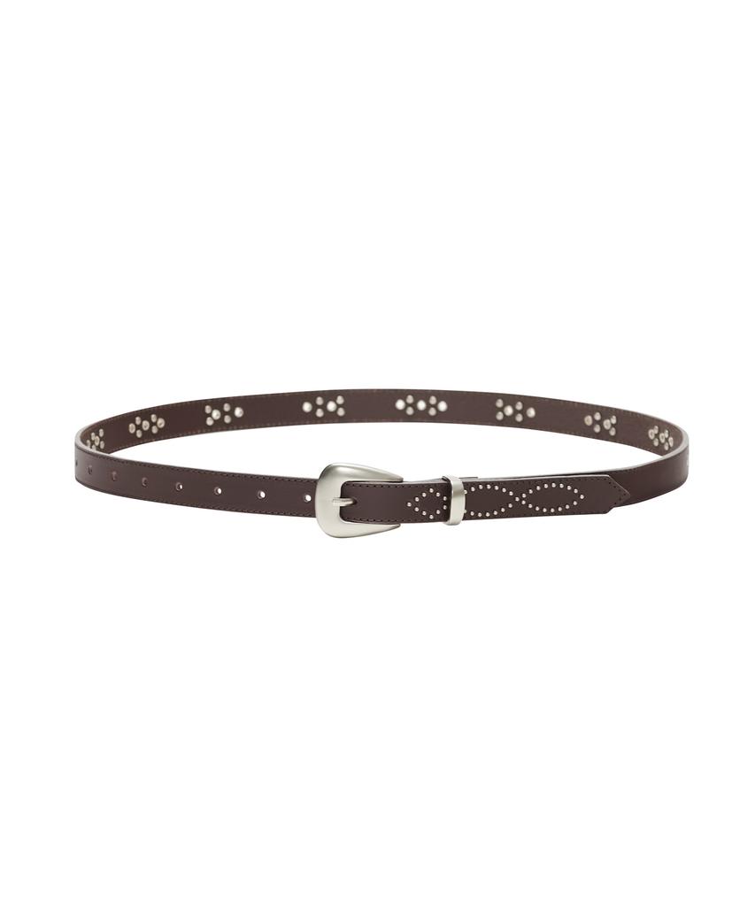 Depeugameoncheu Leather Stud Belt [2Color]