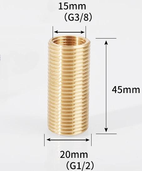 1/8" 1/4" 3/8" 1/2" 3/4" Gwint zewnętrzny BSP Pełny gwint Przedłużana złączka mosiężna do przepustnicy zbiornika wody Złączka przyłączeniowa Dom Ogród