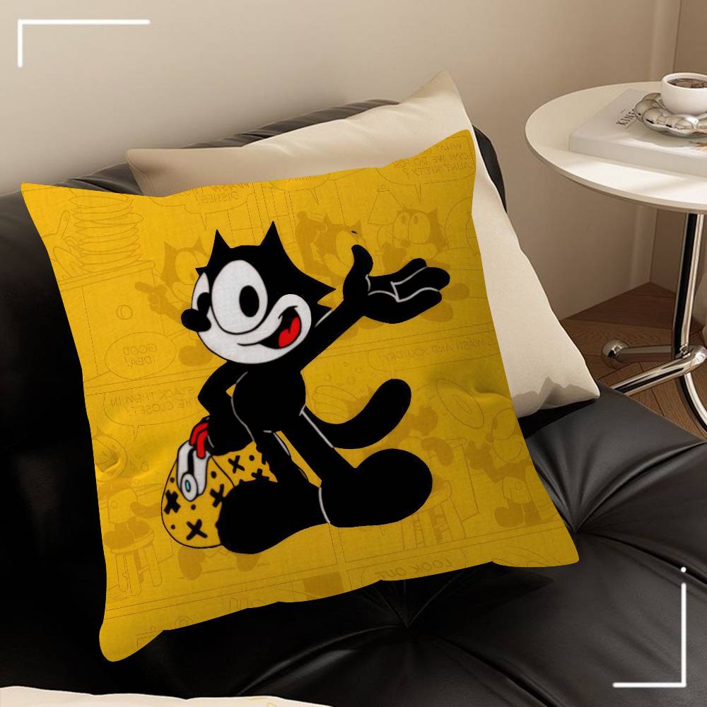 Pillowcases Home Bedding Decorative Pillow Cover Wedding Super Soft Pillow Case Movie F-Felix CLASSIC the Cat