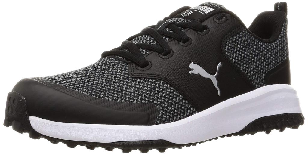 Golf Spikeless Shoes Grip Fusion Sports Puma Silver cm 3E [PUMA] 3.0 Men's Black/Puma 29.0