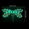 Dress Up Cicada Wing Light Up Dragonflies Wing Halloween Costume Wing LED Elves Wing Princess Wing for Women Girls Teens