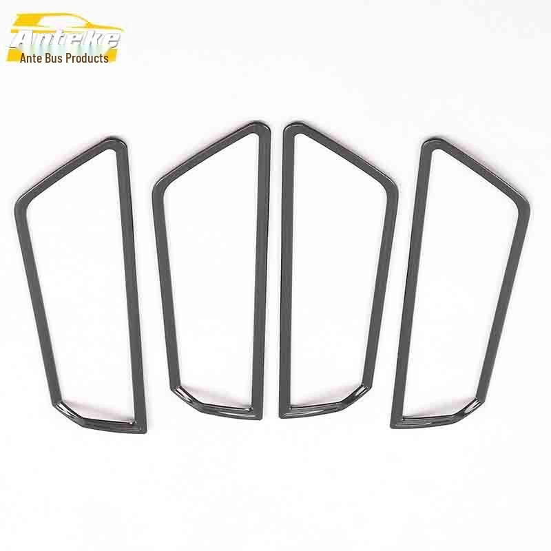 Karoq Interior Door Handle Bright Ring & Armrest Buckle Decoration Stickers