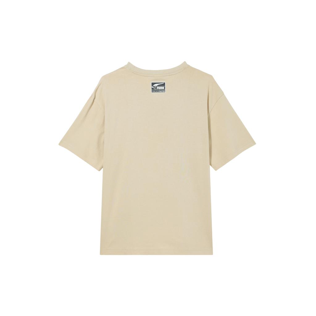 New PUMA T Shirt Unisex Light Khaki 623248-88
