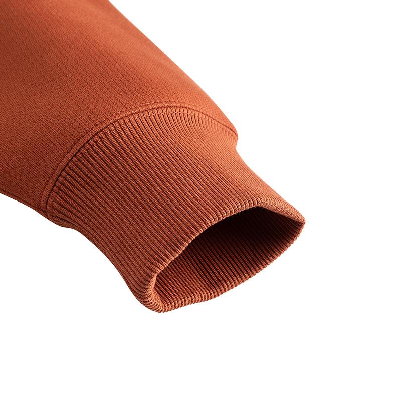 Anta Outdoor Letter Print Hooded Drop Shoulder Loose Casual Long Sleeve Sweatshirt Unisex Sweatshirt Beidou-Red 172518712-2