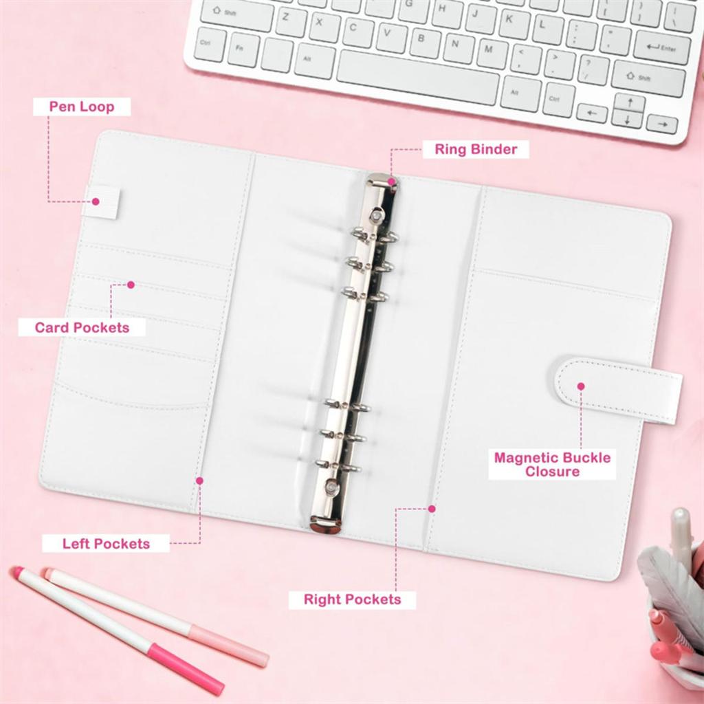 25 sider Fotokort A5-perm Fotoalbum Idolkort Løsblad Samlebok Perm Fotokortholder