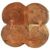 VidaXL Table basse 36 cm 4 troncs bois d'acacia massif 353301