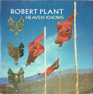 7inch Record ROBERT PLANT - Heaven Knows A9373 Es Paranza Reco 1988 UK Rock Used