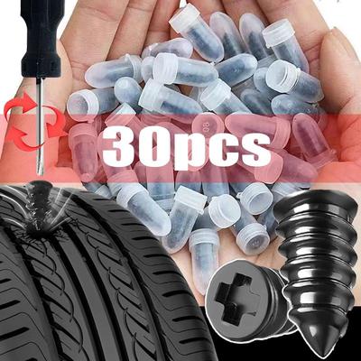 20/30 Stück Auto Motorrad Vakuum Reifen Reparatur Nägel LKW Roller Fahrrad Reifen Pannenreparatur Werkzeuge Gummi Metall Nägel Zubehör