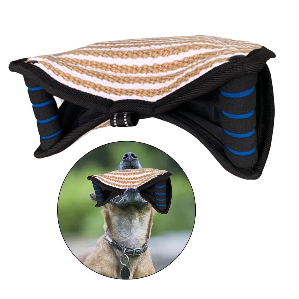 Durable Dog Bite Pillow Strong Handles Pad Interactive Sleeve Toy Safe for Training Work Dog Playing Young Dog Puppy