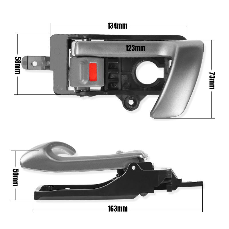82620-2B010 82610-2B010 Interior Door Handle For Hyundai Santa FE 2007 2008 2009 2010 2011 2012 Left Right Inner Door Handle