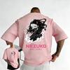 Plus Size Demon Slayer Summer Anime Printed Men and Women Tshirt Casual Parent Child Top Fashion Cotton Street Harajuku Y2K