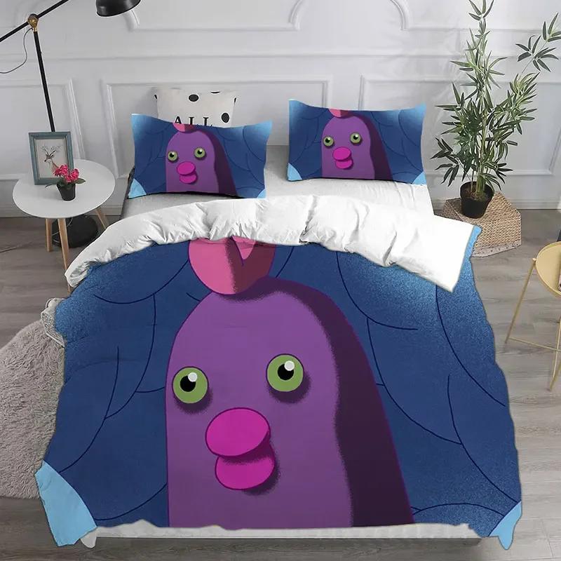 New Cartoon Midnight Gospel Anime Bedding Sets Comforter Quilt Bed Cover Duvet Cover Pillow Case 2-3 Pieces Sets Kids Adult Size