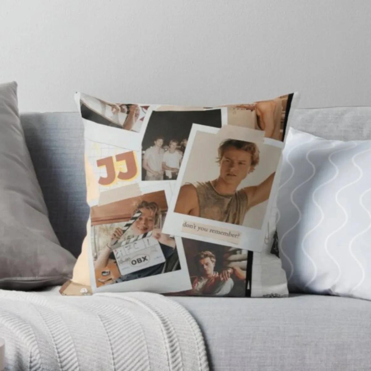 

Jj Rudy Pankow Aesthetic Outer Banks Col Printing Throw Pillow Cover Polyester Peach Skin Fashion Comfort Pillows not include 12x12Inch